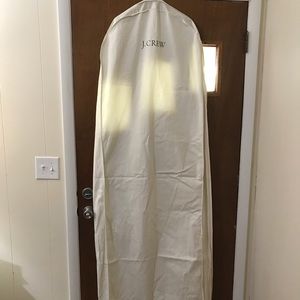 JCrew Large White Garment/Wedding Dress Bag